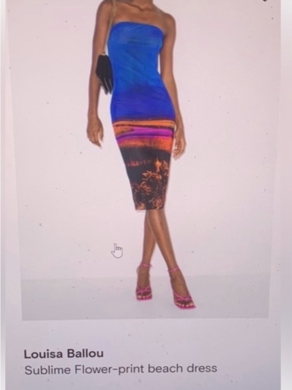 Louisa Ballou strapless dress